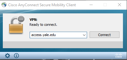 Yale Cisco Anyconnect